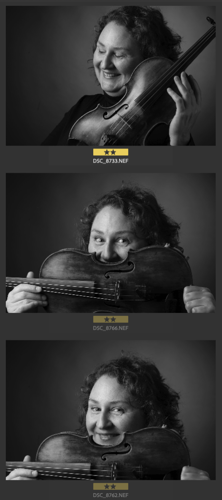 Creative Personal branding images Monica Naselow Violinist